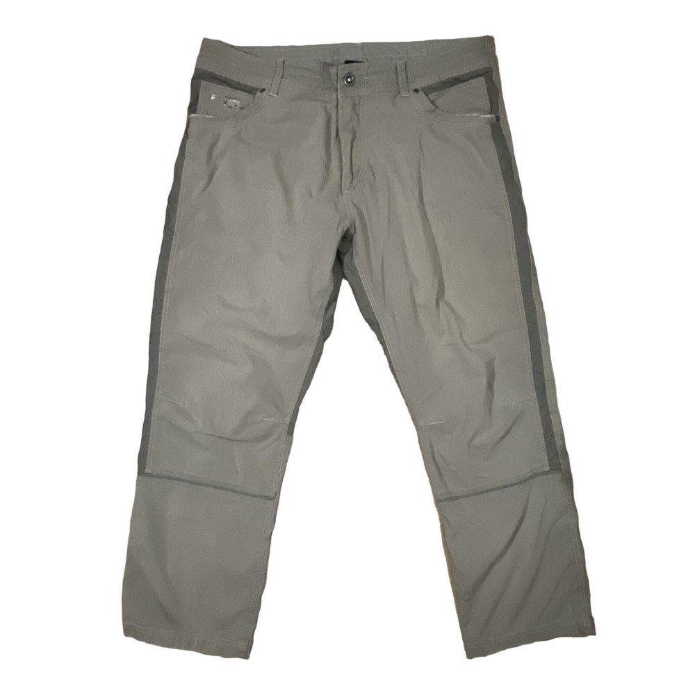 KUHL Radikl Hiking Pants Stretch Lightweight 38x30 Men Beige Outdoors Trail READ